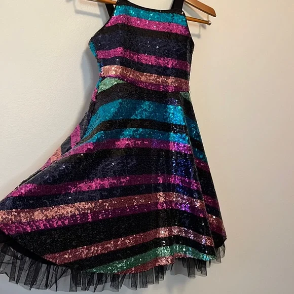 Rare Editions sequin dress size 12 - Picture 1 of 7